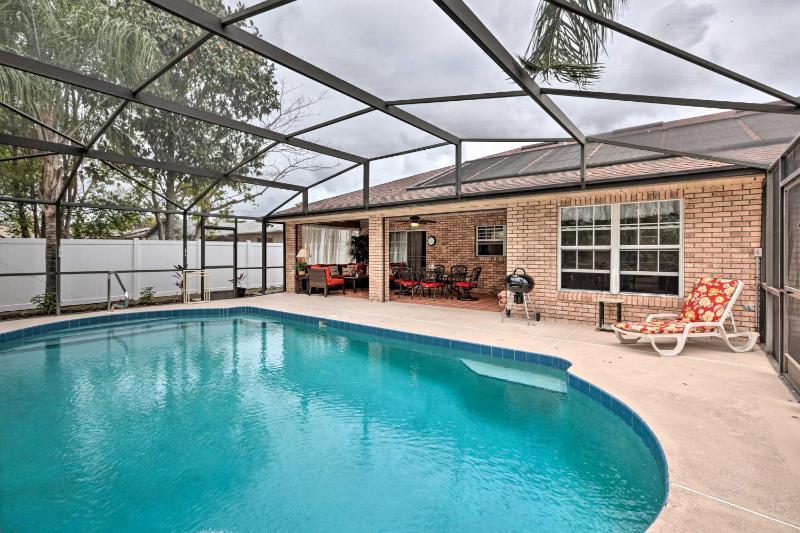 Centrally Located Deltona Home with Pool and Yard Images