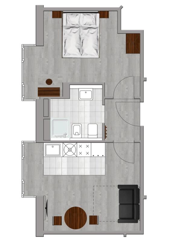 2-Zimmer Apartment Standard Plus image 2