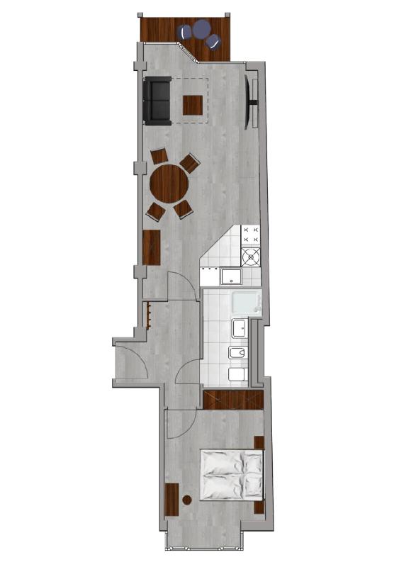 2-Zimmer Apartment Komfort Plus+4 image 2