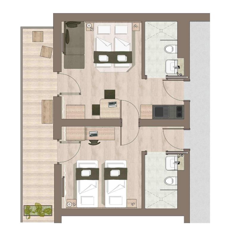Superior Two-Bedroom Apartment image 1