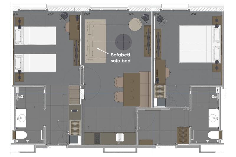 Two-Bedroom Suite with Kitchen image 2