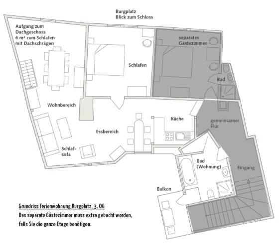 One-Bedroom Apartment - Burgplatz 1 image 3