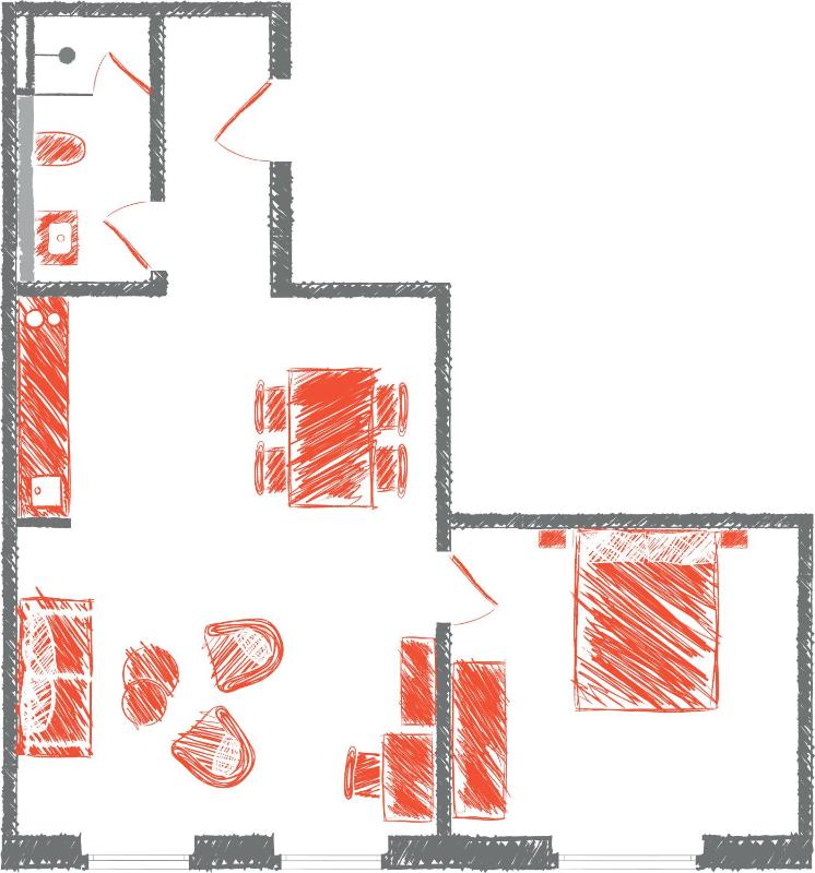 Fantastic Apartment with Kitchen image 2