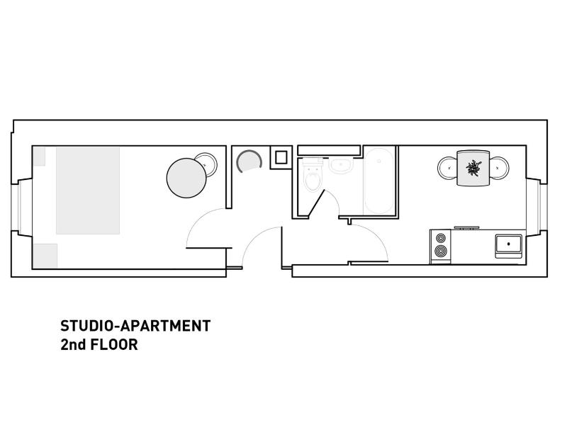 Studio Apartment with Kitchenette image 2