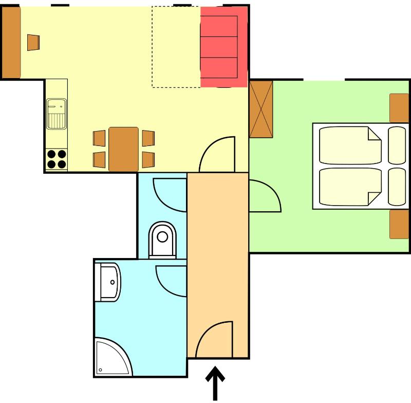 One-Bedroom Apartment image 2