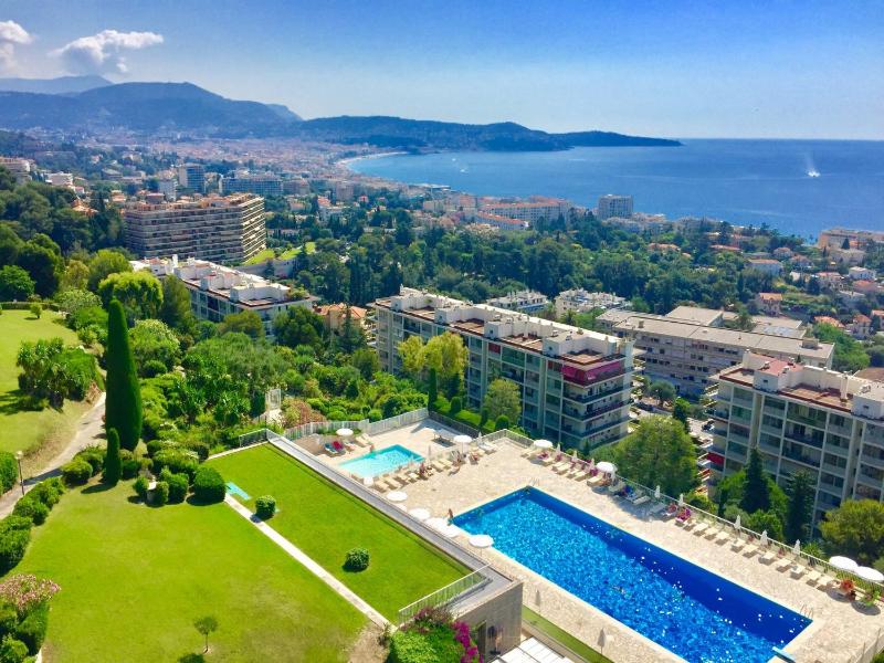 Appartement 2 pièces vue mer à Nice Fabron les Constellations Piscine 10mn promenade des Anglais Images