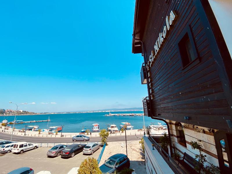 Double or Twin Room with Balcony and Side Sea View image 3