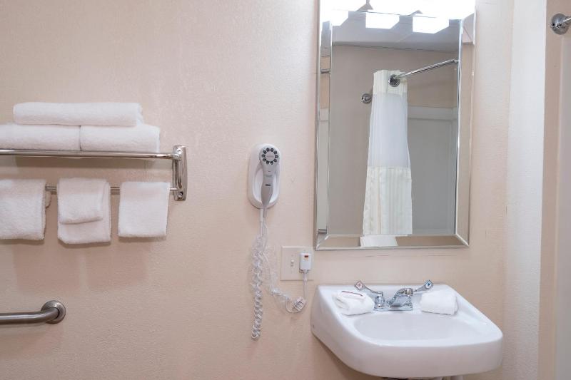 Deluxe Queen Room Disability Access Roll-In Shower Smoke Free image 3