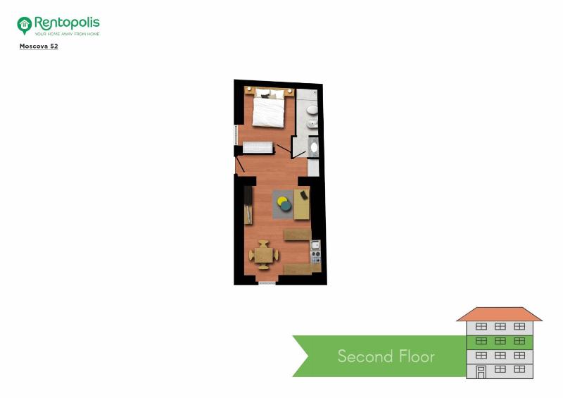 One-Bedroom Apartment image 2