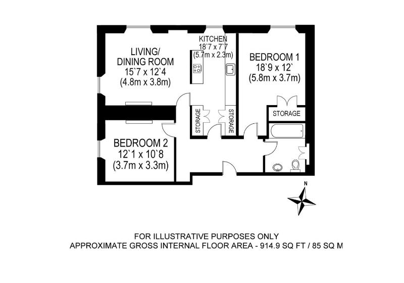 Two-Bedroom Apartment image 2