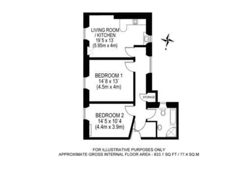 Two-Bedroom Apartment image 2