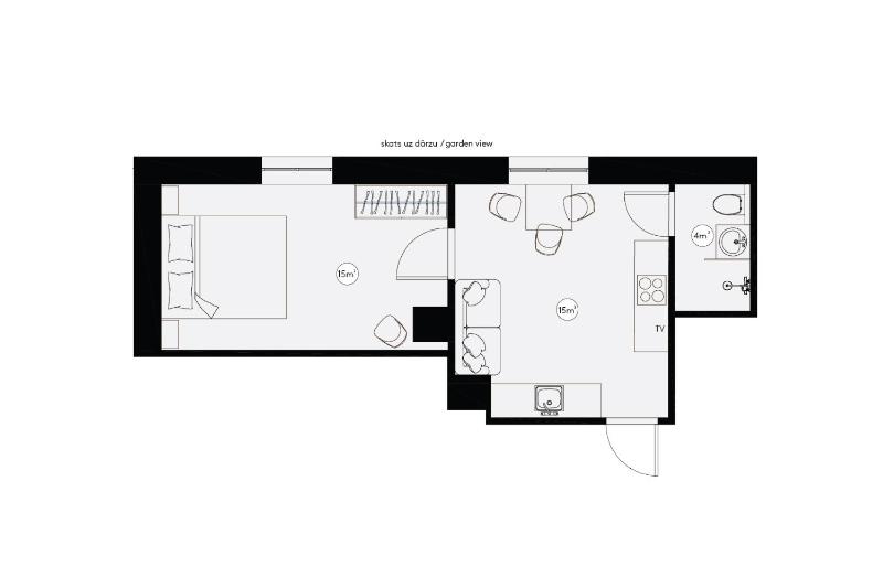 Apartment with Garden View image 2