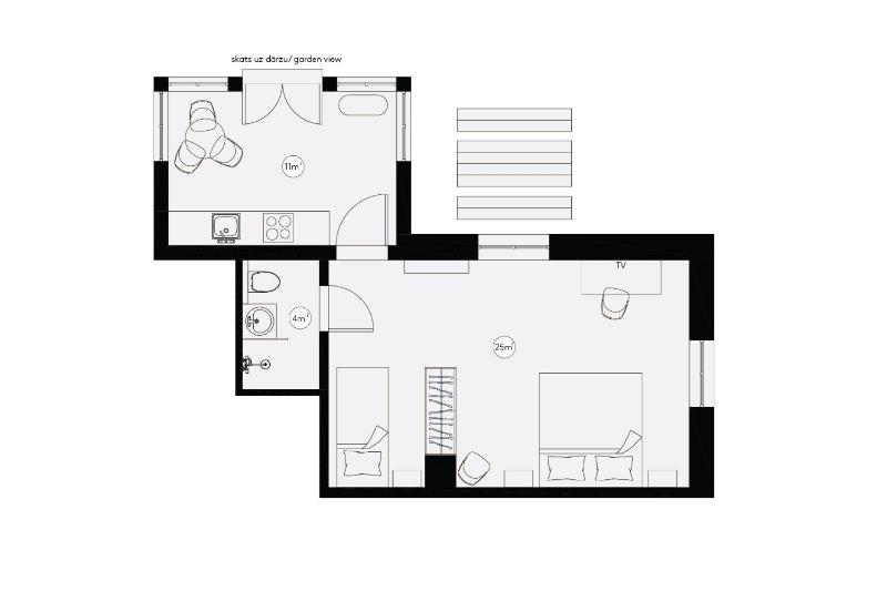 Apartment with Terrace image 2