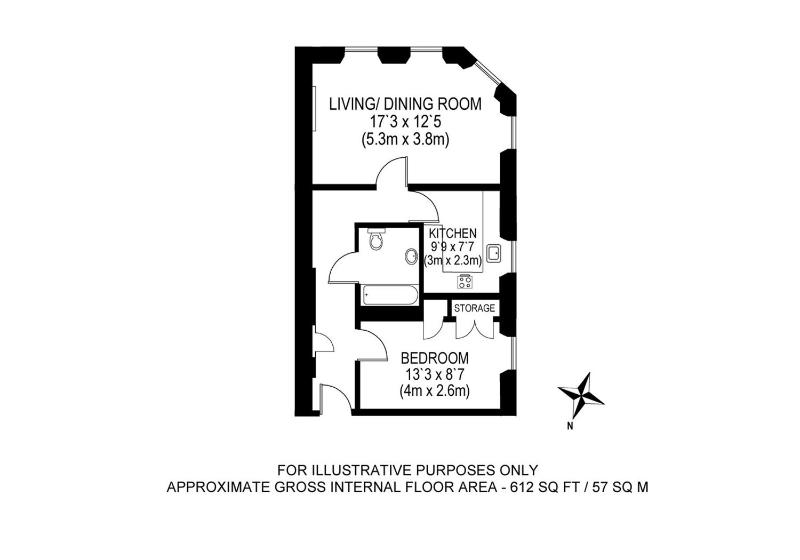 One-Bedroom Apartment image 3