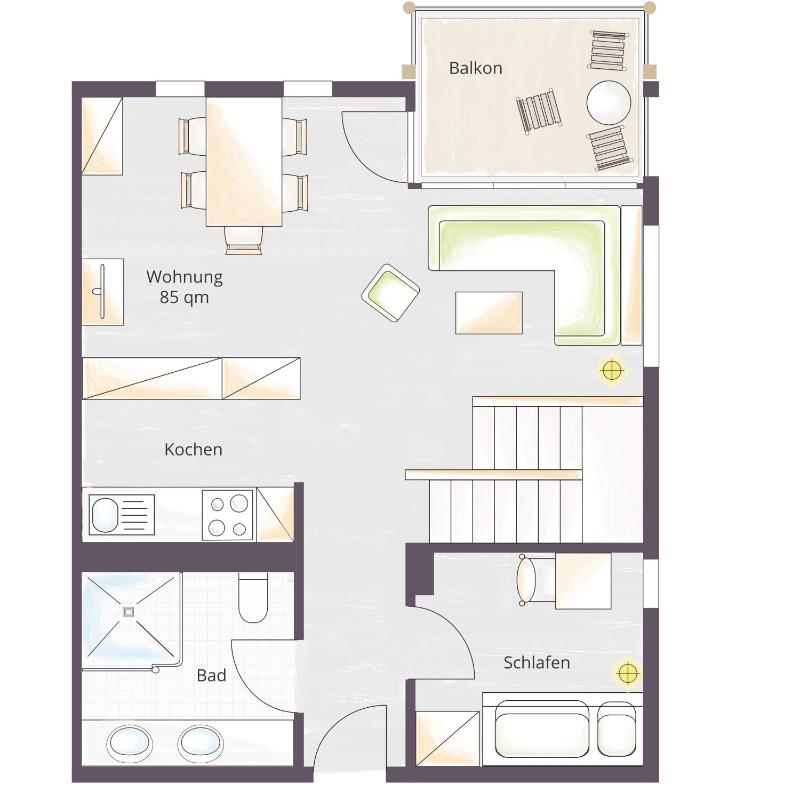 Three-Bedroom Apartment image 3