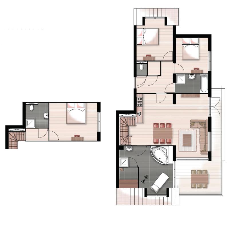 Three-Bedroom Apartment image 2
