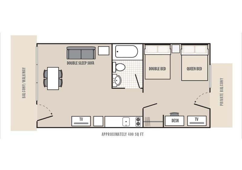Deluxe One-Bedroom Suite (4 adults + 2 children) image 2