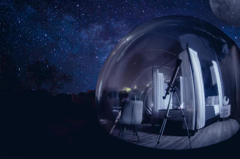 BUBBLE EXPERIENCE ANDROMEDA with external Jacuzzi image 2