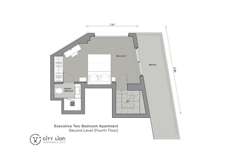 Executive Two-Bedroom Apartment image 2