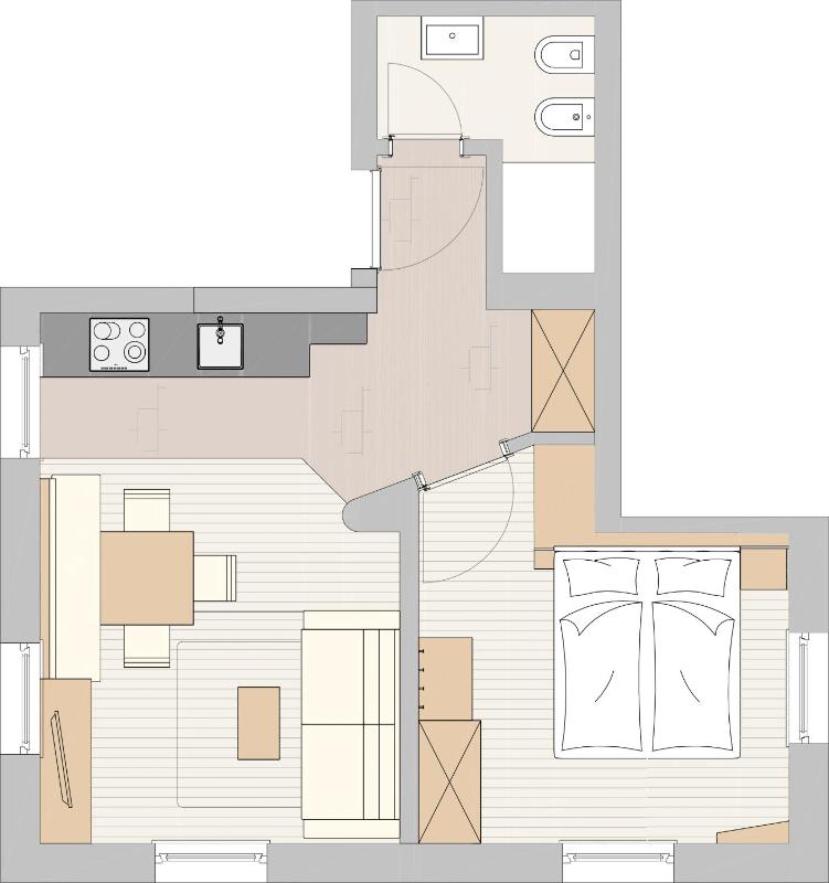One-Bedroom Apartment image 2