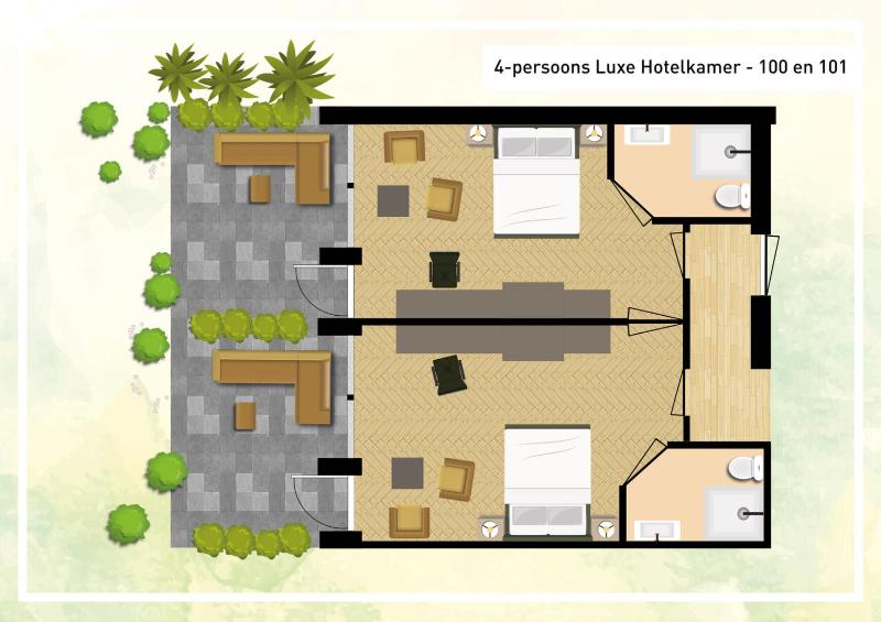 Luxury Quadruple Room image 2