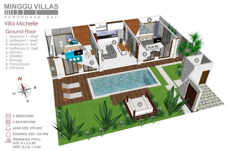 2BR Villa Michelle - Minggu Villas - Special Stay Bonus - image 2