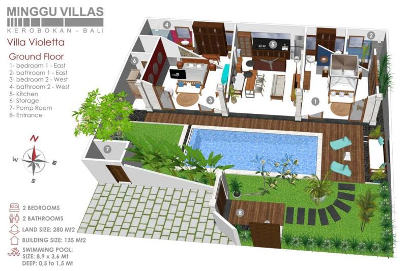 2BR Villa Violetta - Minggu Villas - Special Stay Bonus - image 8