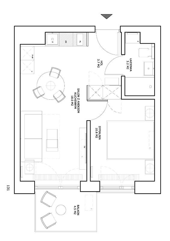 One-Bedroom Apartment image 2