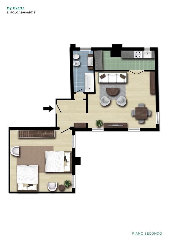 One-Bedroom Apartment image 2