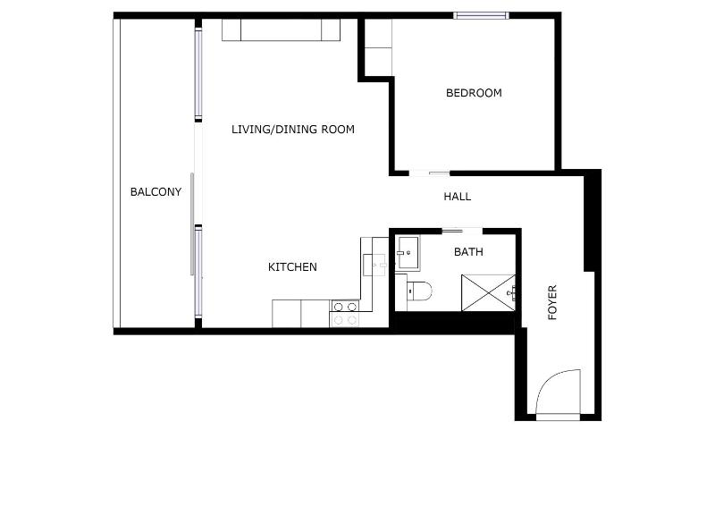 One-Bedroom Apartment image 2