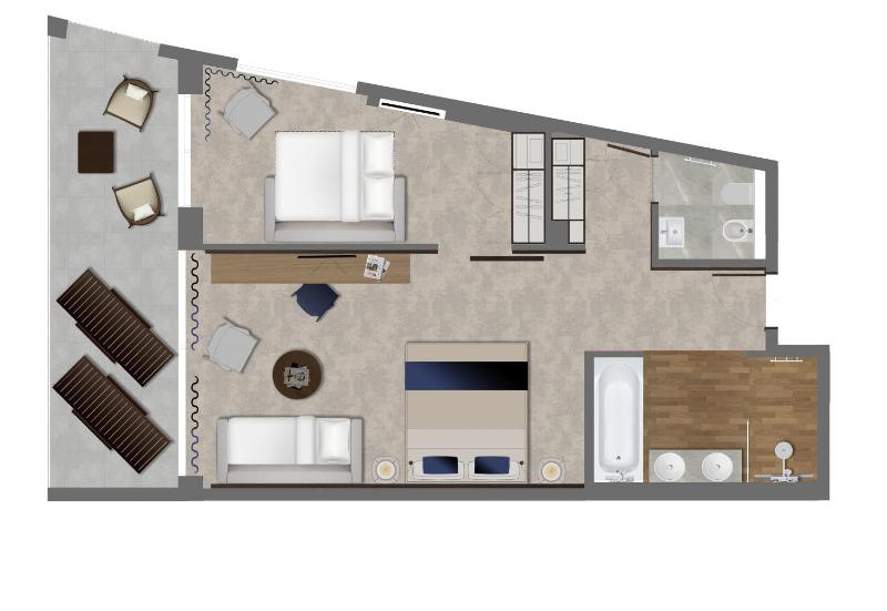 Junior Suite with Balcony and Sea View image 2