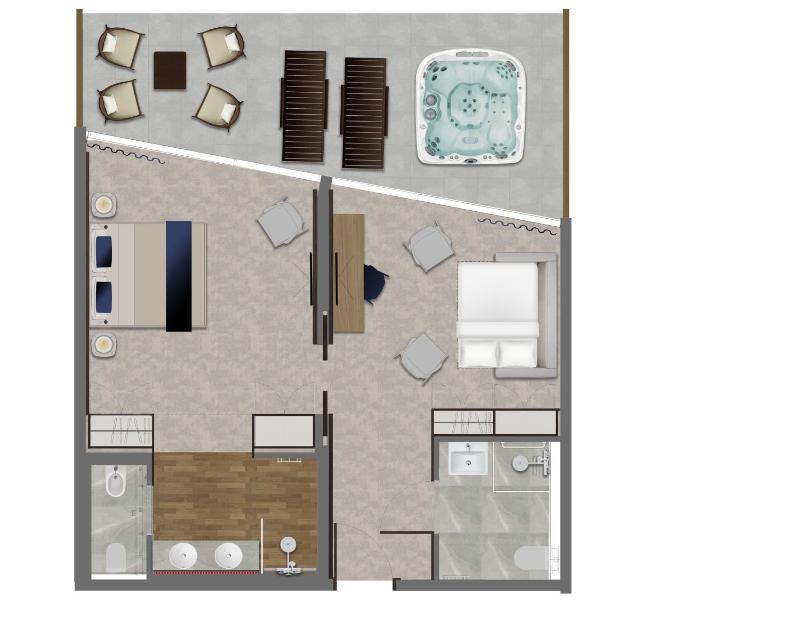 Luxury Suite with Balcony and Sea View image 2