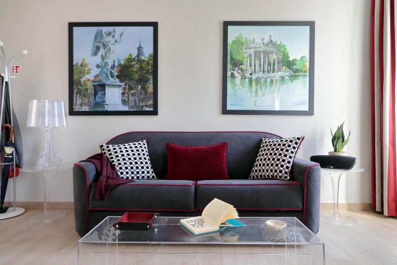 Deluxe One-Bedroom Apartment with Terrace - Split Level image 4