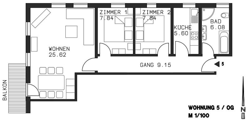 Two-Bedroom Apartment 5 image 2