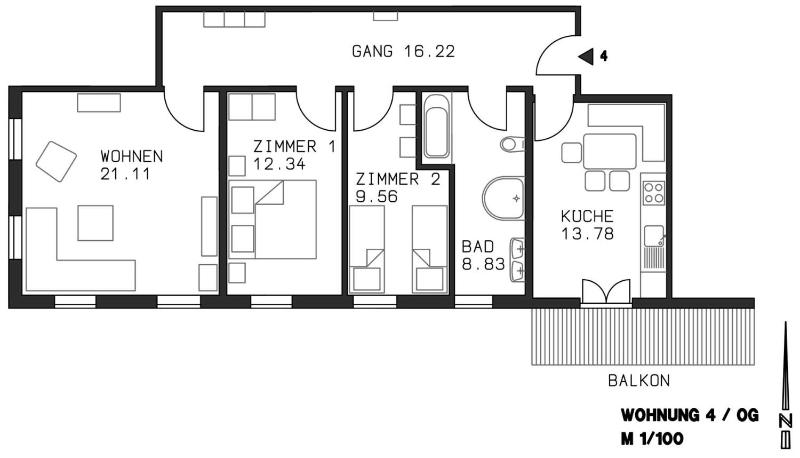 Two-Bedroom Apartment 4 image 2
