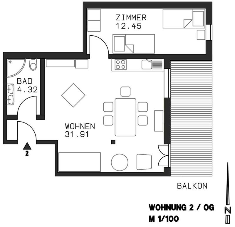 One-Bedroom Apartment 2 image 2
