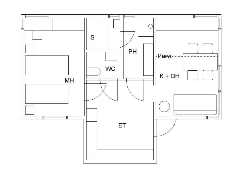 One-Bedroom Villa with Sauna image 4