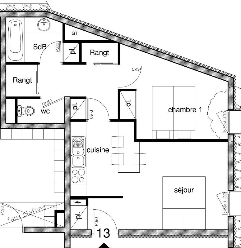 One-Bedroom Apartment image 2