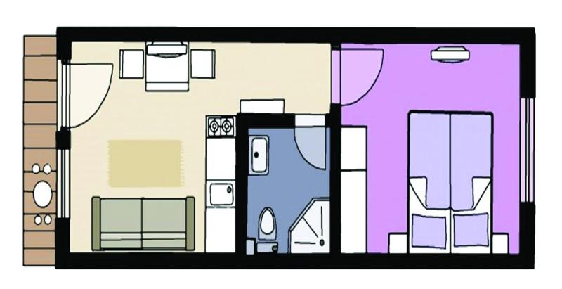 One-Bedroom Apartment image 2