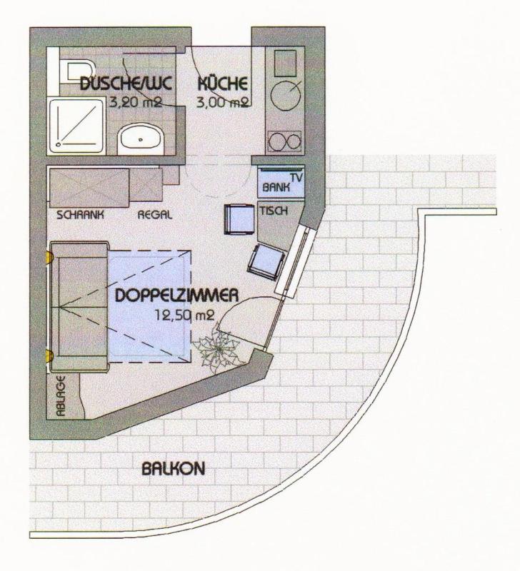 Studio with Balcony 5 image 2