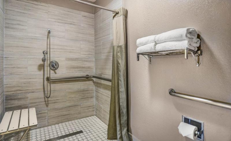 Queen Room with Two Queen Beds - Disability Access - Roll In Shower image 2