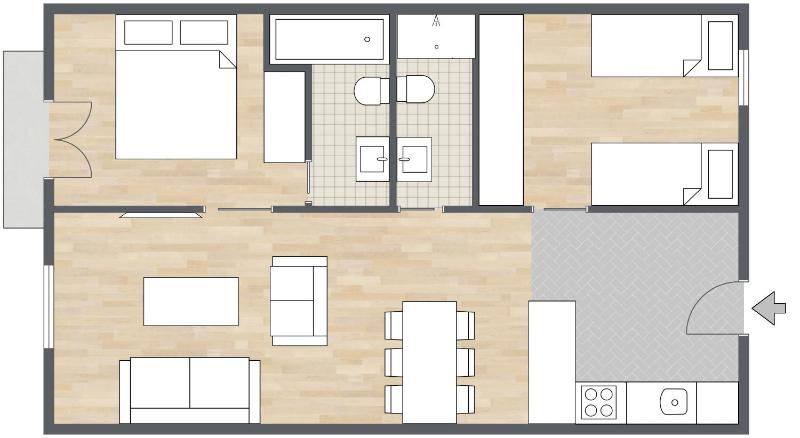 Two-Bedroom Apartment image 2