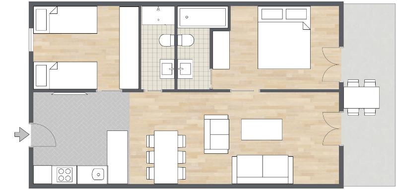 Two-Bedroom Apartment with Balcony image 2