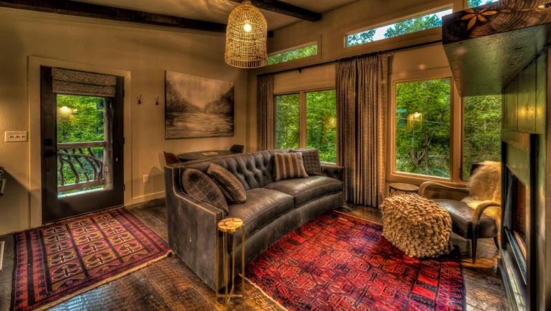 La Pequena Pecos - Modern Rustic Tiny Home along the River! | fire pit - image 22