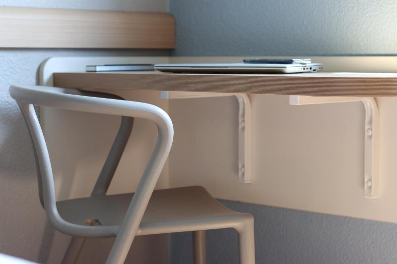 Room with One Queen Bed and One Bunk Bed image 3