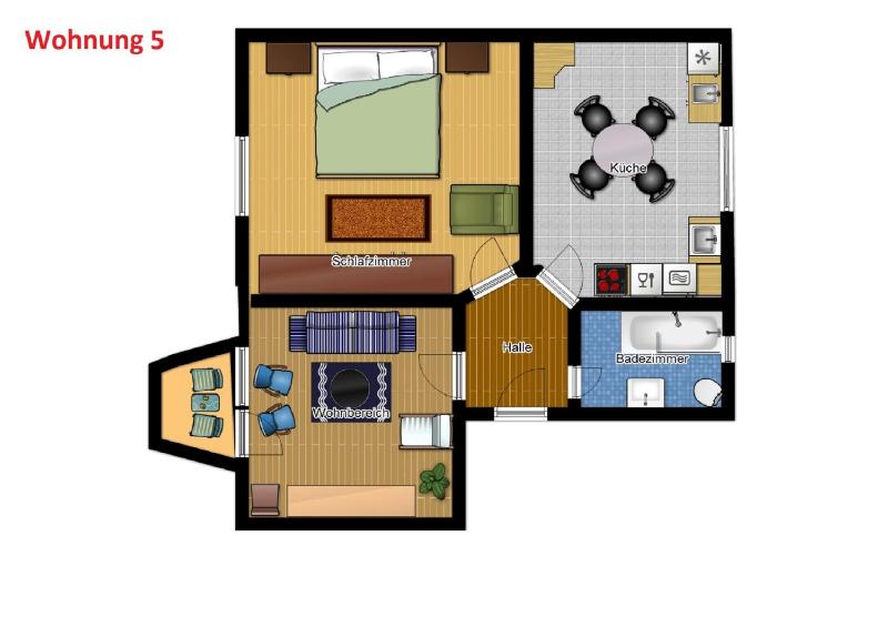 One-Bedroom Apartment with Balcony image 2