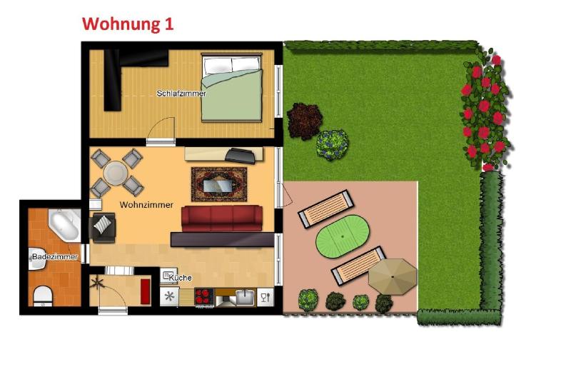 One-Bedroom Apartment with Terrace image 2
