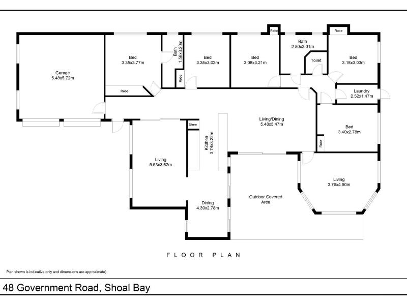 The Bay House 48 Government Road Shoal Bay Ducted air conditioning 5 bedroom holiday home with Wi Fi Foxtel - image 26