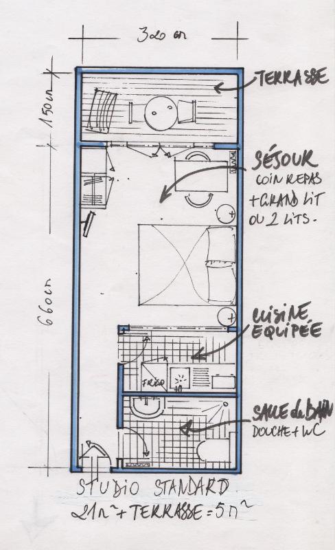 Standard Double or Twin Room with Kitchen image 2