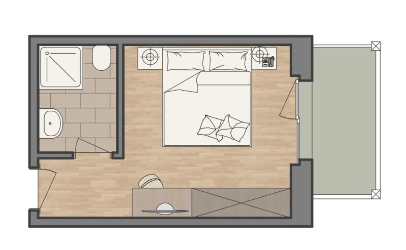 Small Double Room image 2
